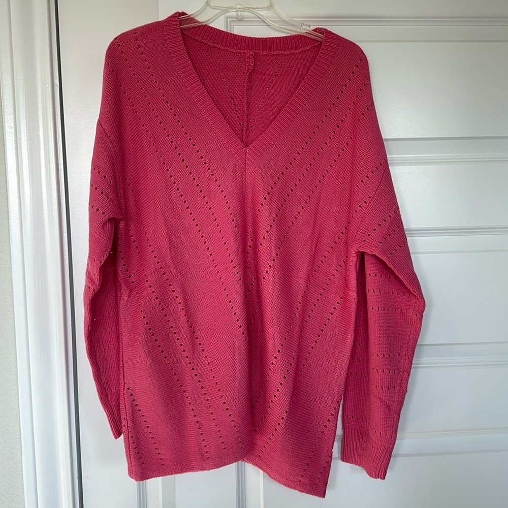 Pink sweater